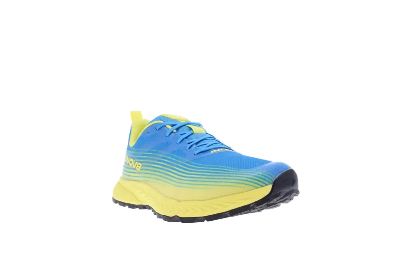 Inov8 TrailFly Speed Wide Men's Trail Running Shoe in Blue/Yellow-5