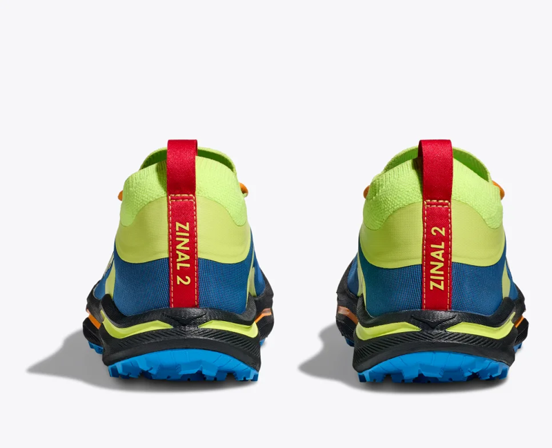 HOKA Zinal 2 Men's Trail Running Shoe in Diva Blue/Lettuce-5