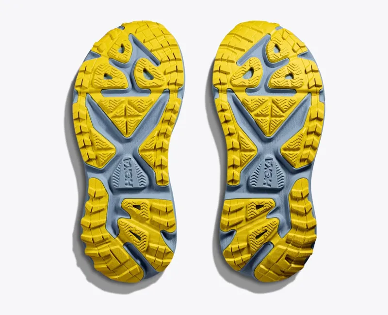 HOKA Stinson 7 Men's Trail Running Shoe in Virtual Blue/Tech Green-1