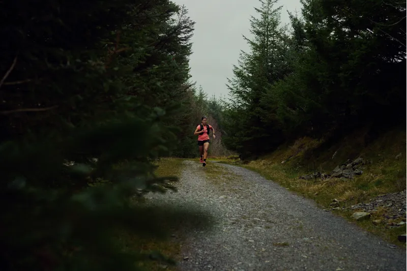 Inov8 TrailFly Wide Women's Trail Running Shoe in Dusty Rose/Pale Pink-7