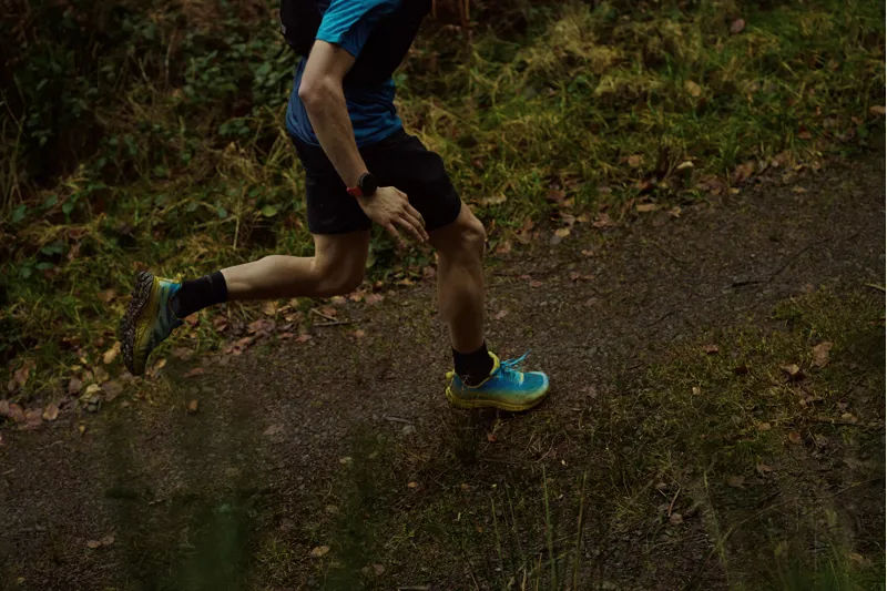 Inov8 TrailFly Speed Wide Men's Trail Running Shoe in Blue/Yellow-7