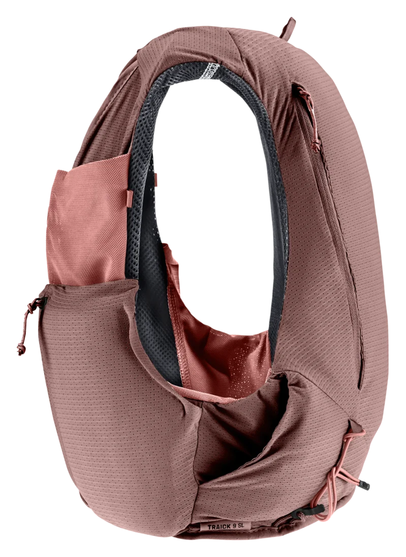 Deuter Traick 9 Women's Running Pack in Raisin/Caspia-5