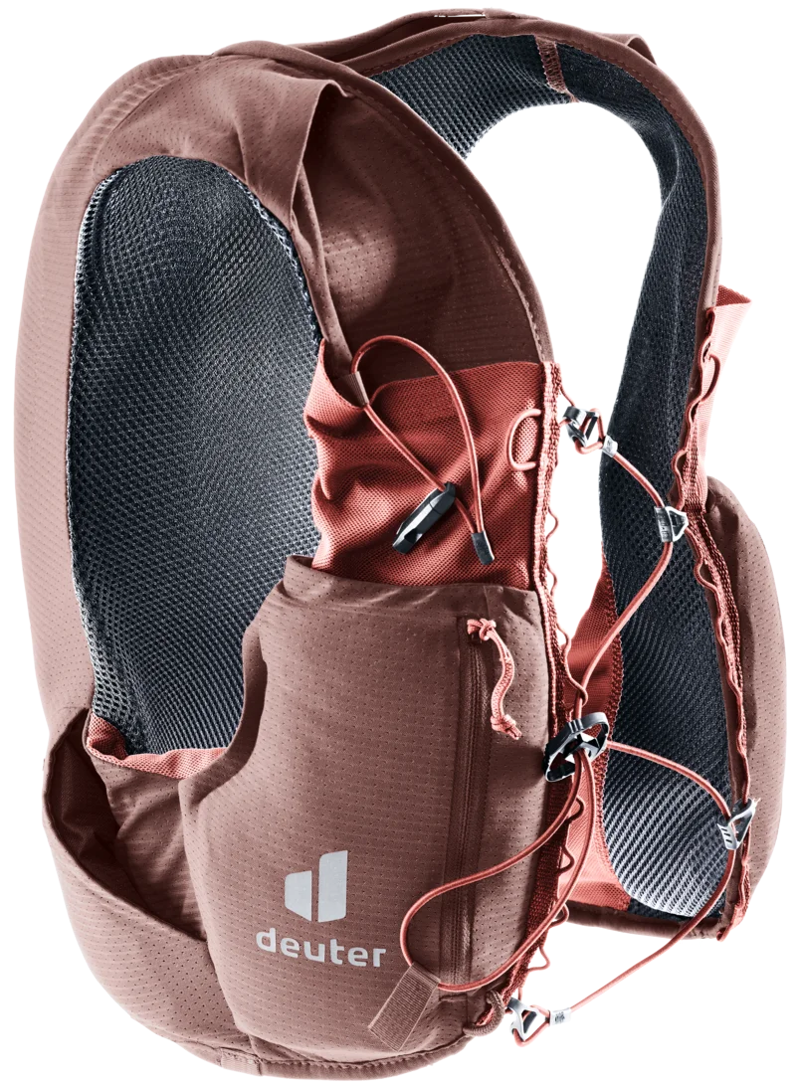 Deuter Traick 9 Women's Running Pack in Raisin/Caspia-1