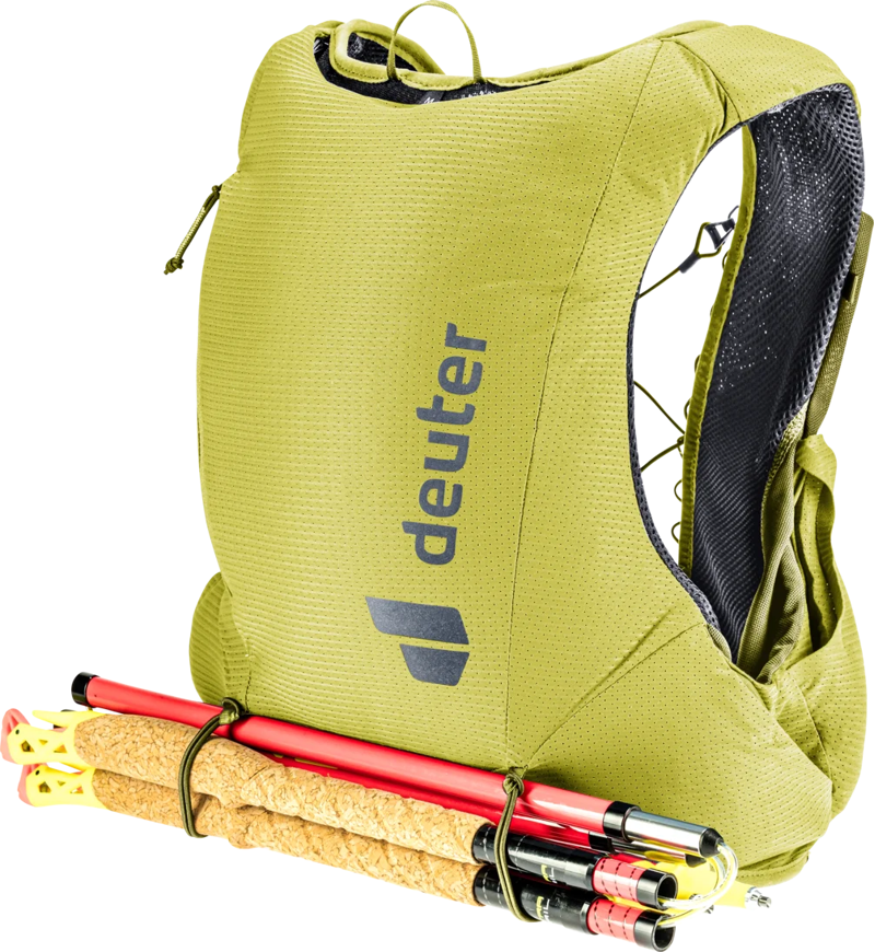 Deuter Traick 9 Running Pack in Sprout/Cactus-4