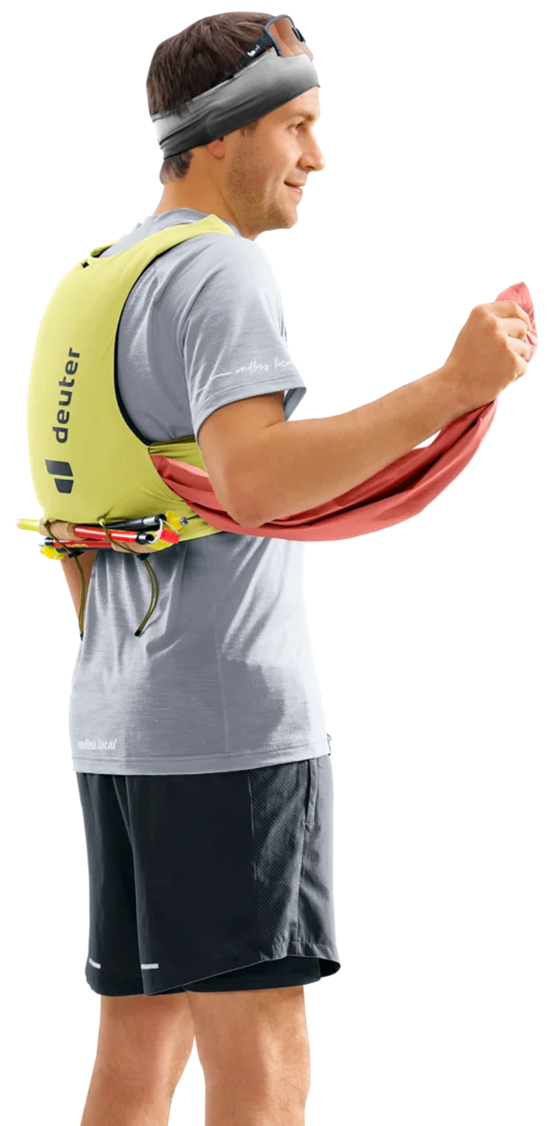 Deuter Traick 9 Running Pack in Sprout/Cactus-13