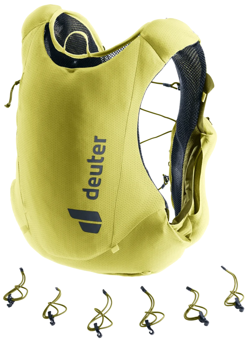 Deuter Traick 9 Running Pack in Sprout/Cactus-6