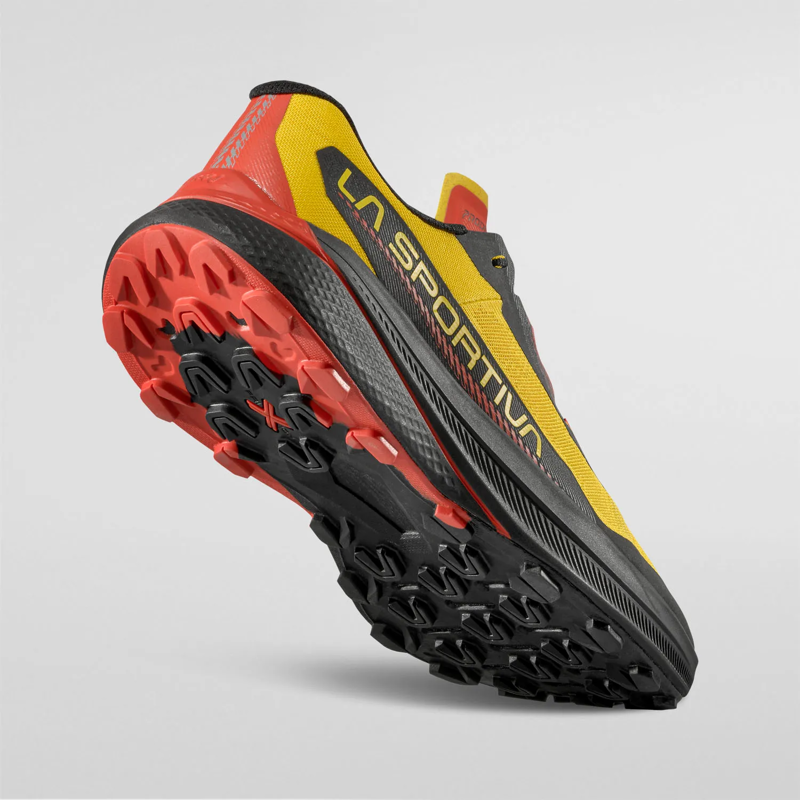 La Sportiva Prodigio Men's Trail Running Shoe in Yellow/Black-4