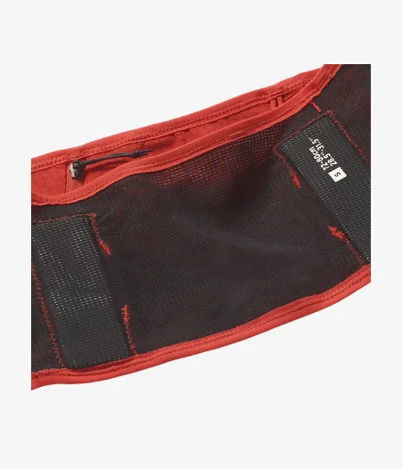 Salomon S/LAB Unisex Waist Belt in Fiery Red/Black-7
