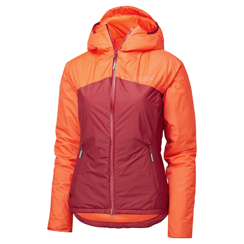 OMM Barrage Women's Insulated Waterproof Jacket in Dark Red/Orange-2