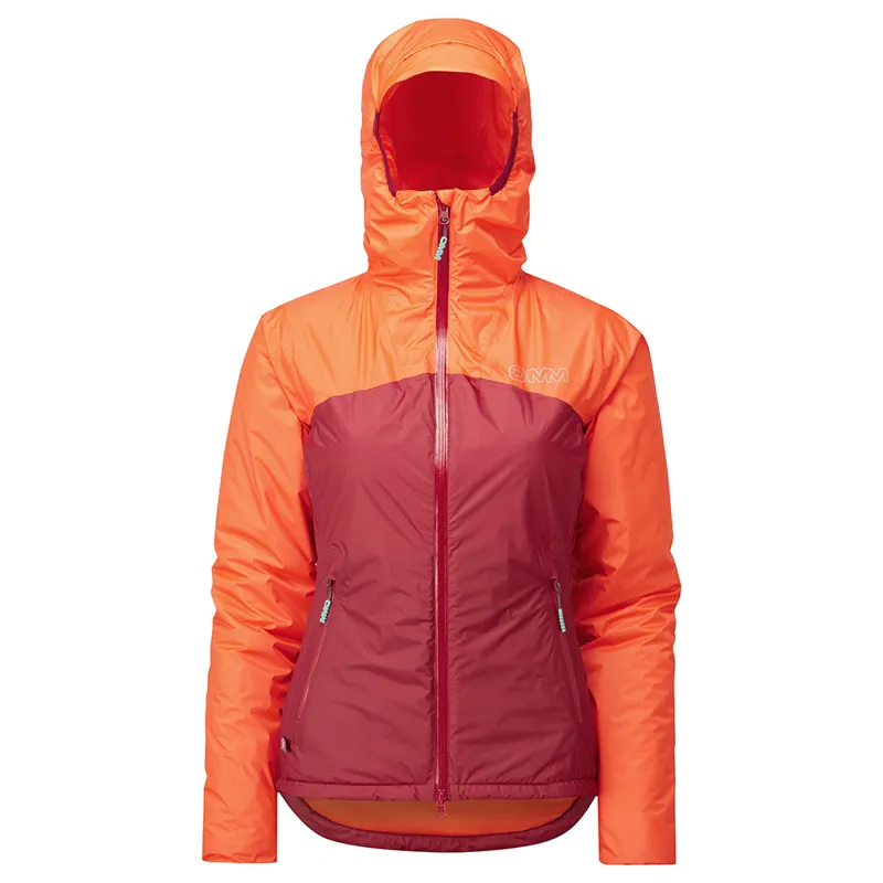 OMM Barrage Women's Insulated Waterproof Jacket in Dark Red/Orange-1
