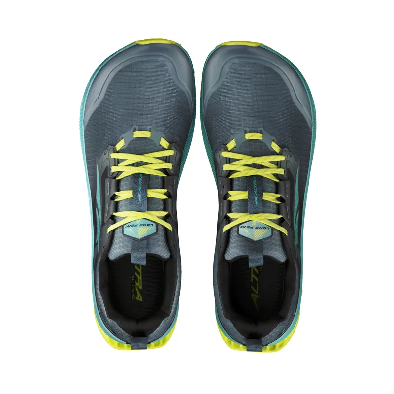 Altra Lone Peak 8 Men's Trail Running Shoe in Black/Green-5