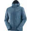 Salomon Bonatti Cross Wind Men's Running Jacket in Deep Dive