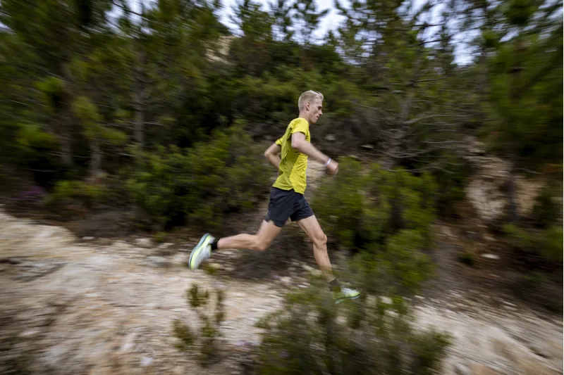 VJ Sport MAXx2 Unisex Trail Running Shoe in Yellow/Sage/Forest-9