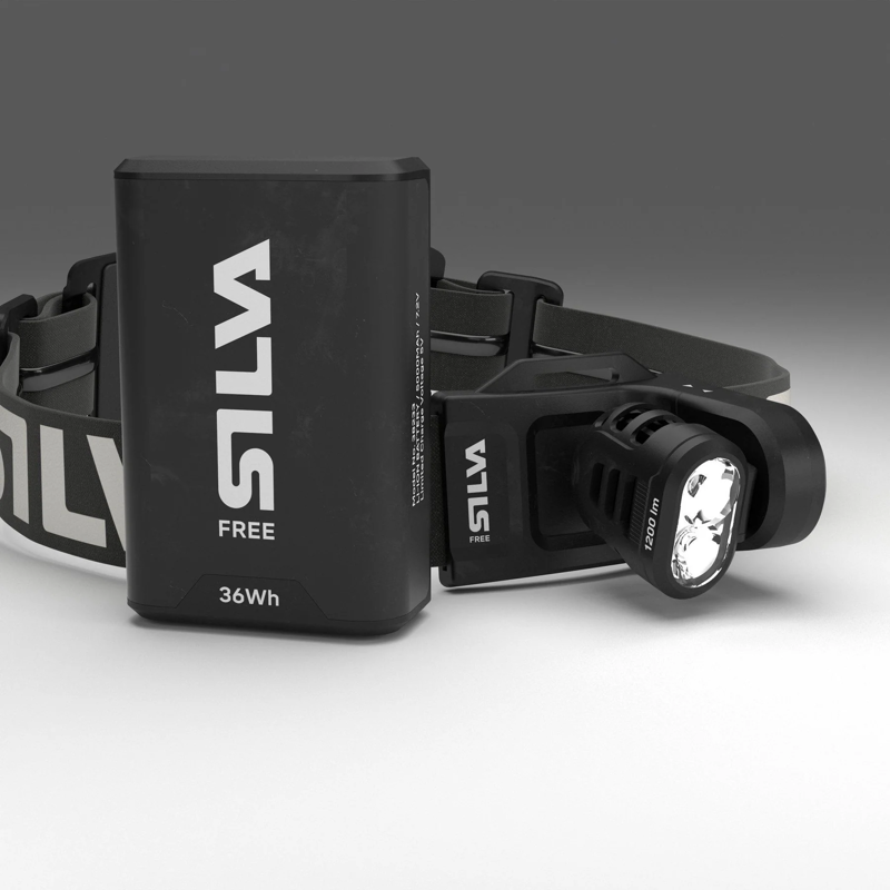 SILVA Free 1200 M Headtorch in Black-10