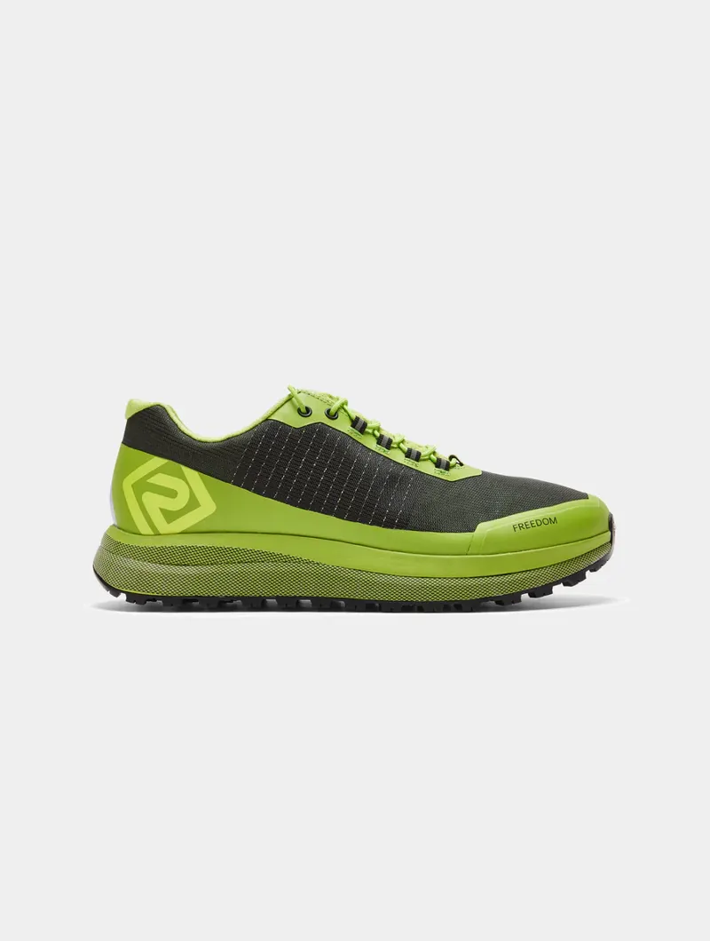 Ronhill Freedom Men's Trail Running Shoe in Forest/Lime/Yellow
