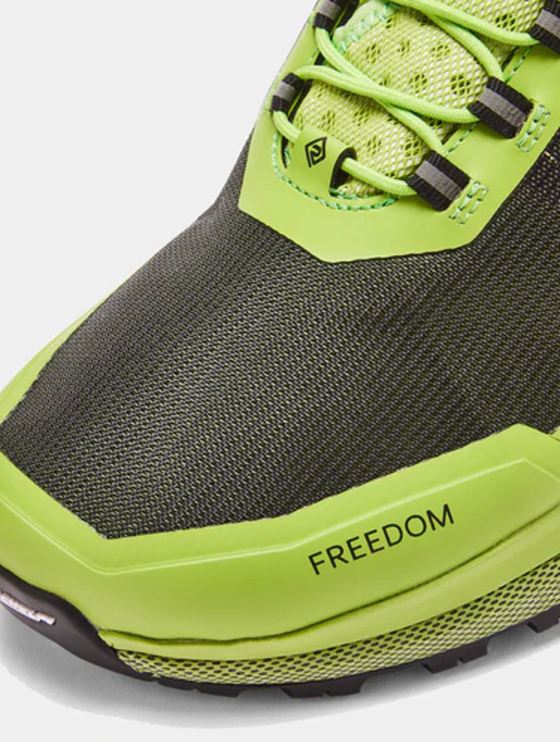 Ronhill Freedom Men's Trail Running Shoe in Forest/Lime/Yellow-9