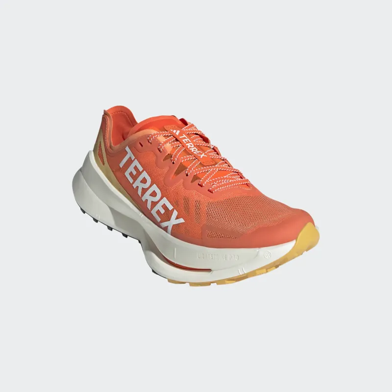 adidas Terrex Agravic Speed Ultra Men's Trail Running Shoe in Impact Orange/Crystal White/SemSpa-5
