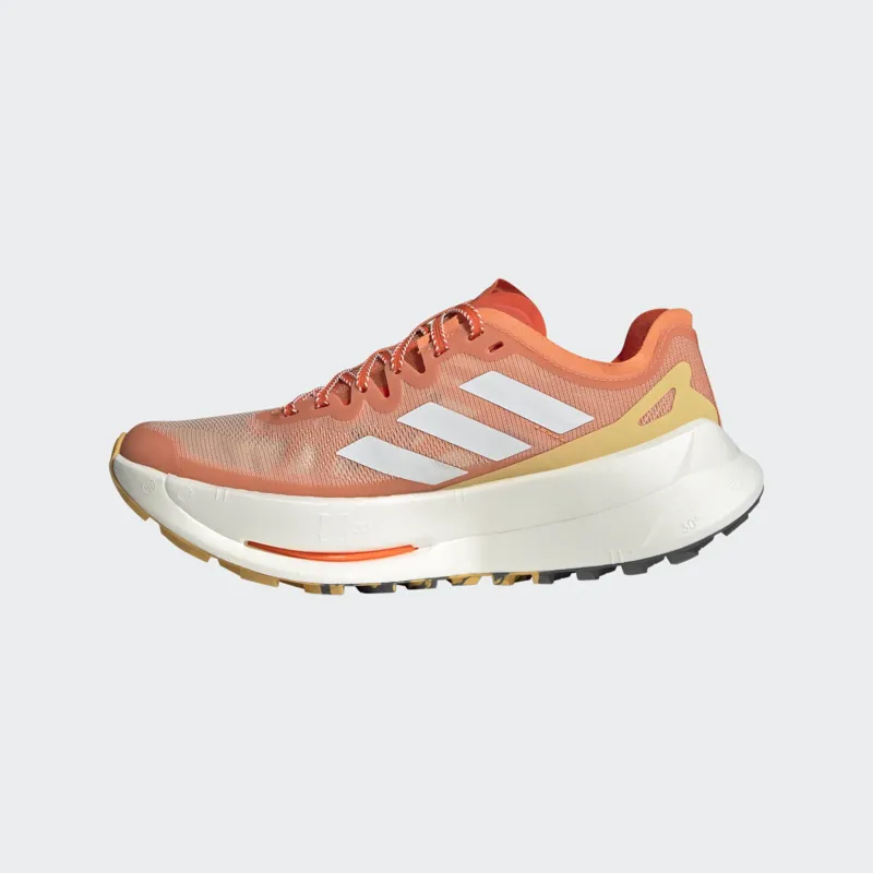 adidas Terrex Agravic Speed Ultra Women's Trail Running Shoe in Amber Tint/Crystal White/SemSpa-3