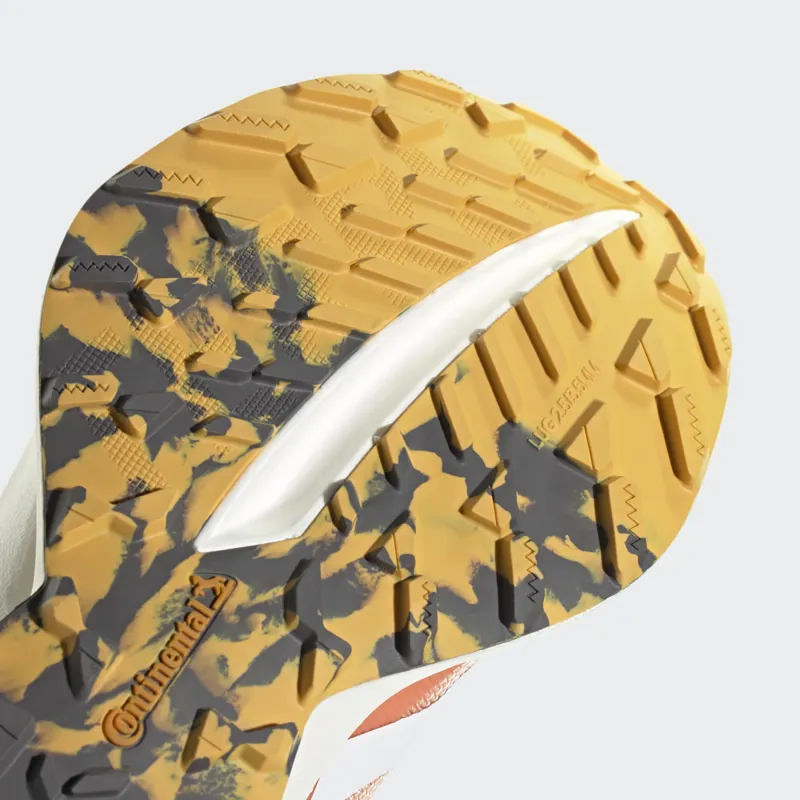 adidas Terrex Agravic Speed Ultra Women's Trail Running Shoe in Amber Tint/Crystal White/SemSpa-6