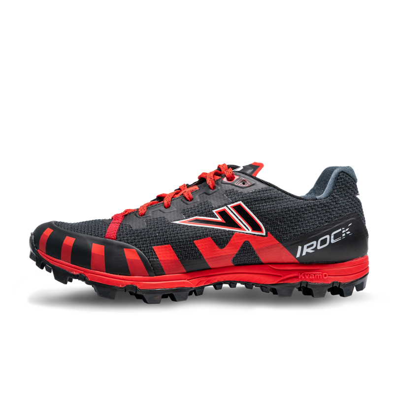 VJ Sport IRock 4 Unisex Fell Running Shoe in Black/Red-3