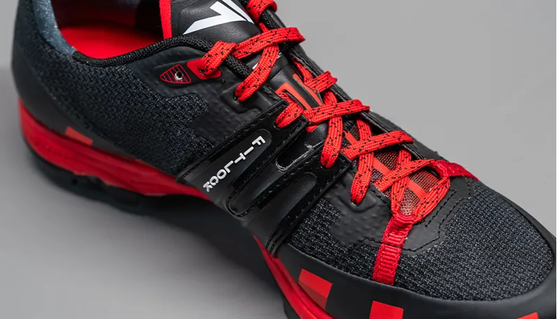 VJ Sport IRock 4 Unisex Fell Running Shoe in Black/Red-6