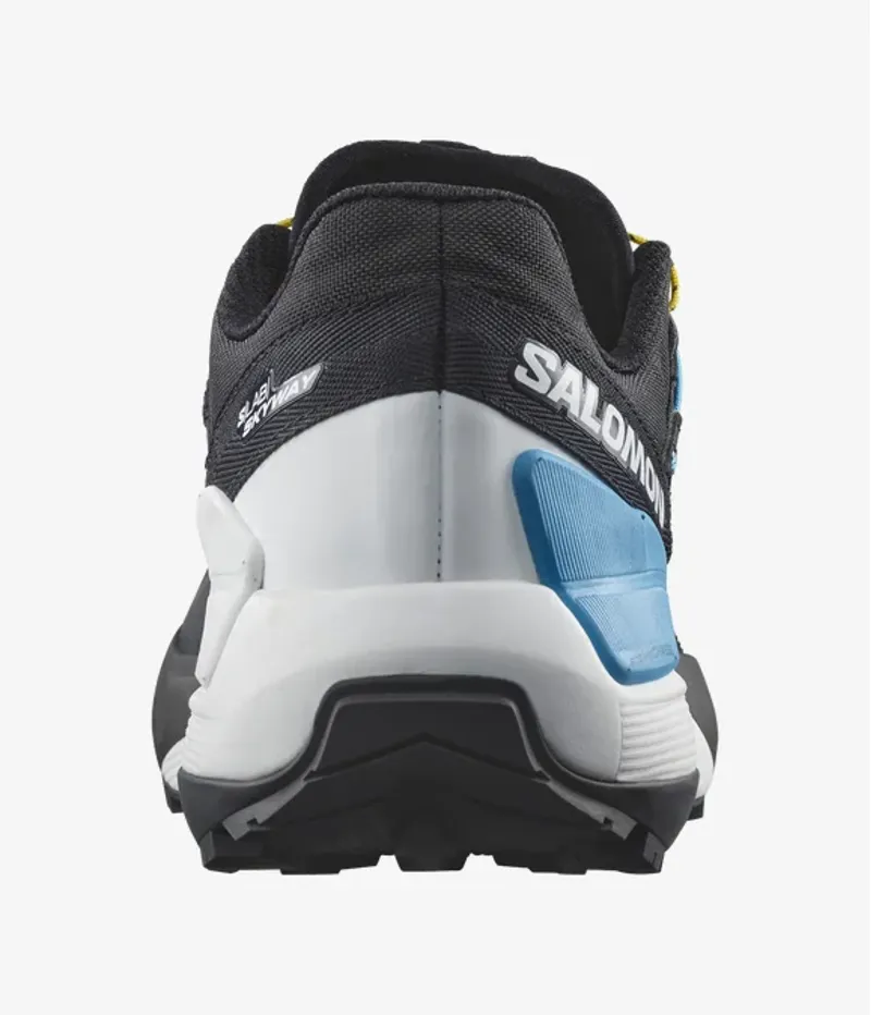 Salomon S/LAB Skyway Unisex Hiking Shoe in Black/White/Blue Danube-4