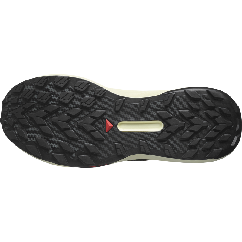 Salomon Genesis Men's Trail Running Shoe in Black/Sulphur Spring/Transparent Yellow-1