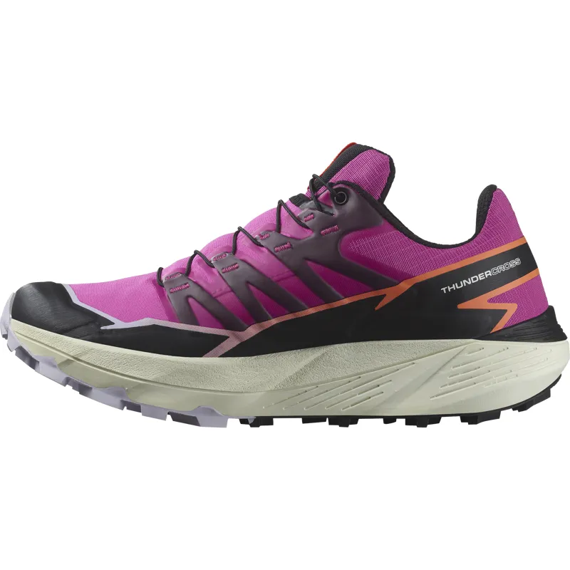 Salomon Thundercross Women's Trail/Fell Running Shoe in Rose Violet/Black/Orchid Petal-3