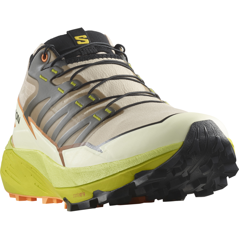 Salomon Thundercross Men's Trail/Fell Running Shoe in Safari/Sulphur Spring/Black-5