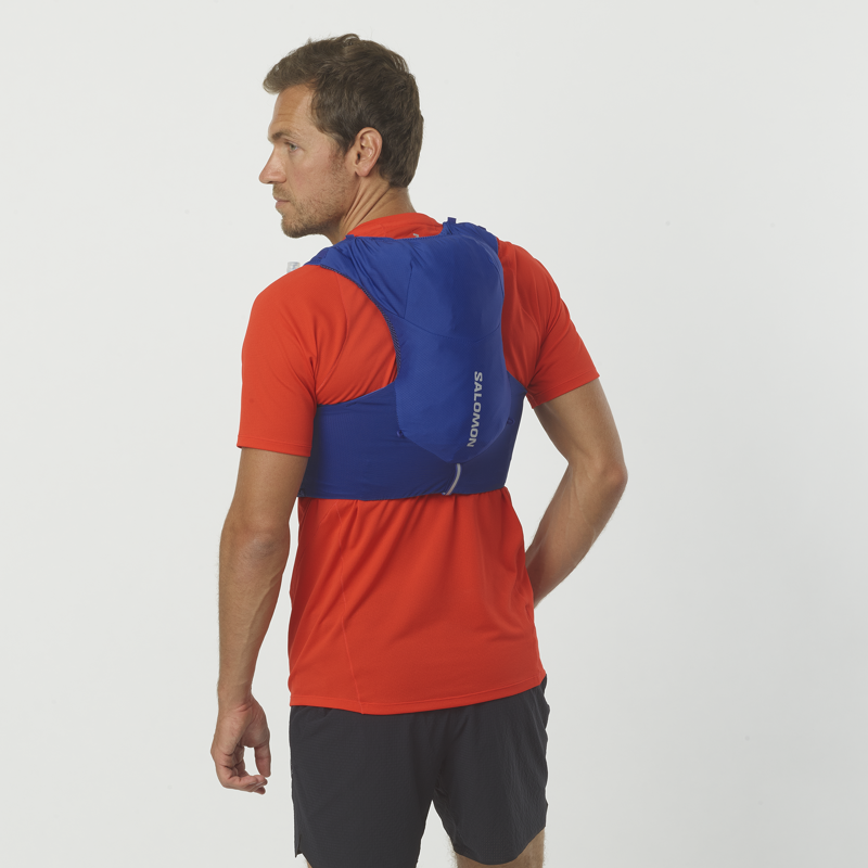 Salomon ADV Skin 5 Set Unisex Running Vest in Surf The Web-3