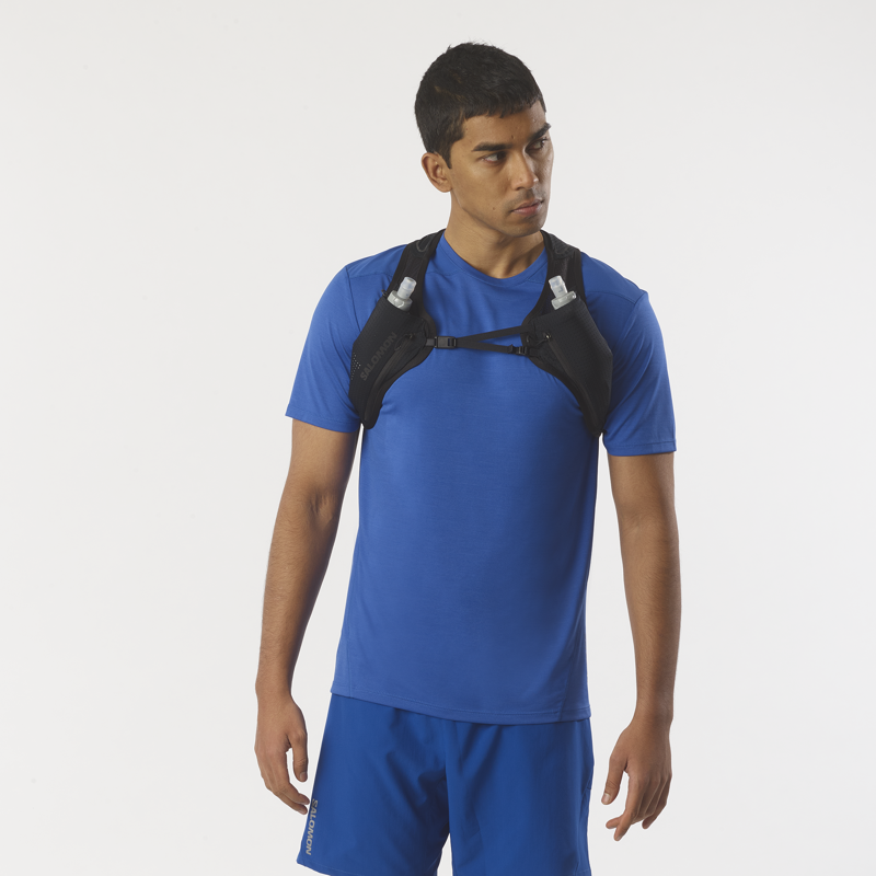 Salomon Pulse 2 Unisex Running Vest in Black-3