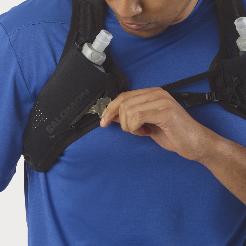 Salomon Pulse 2 Unisex Running Vest in Black-8