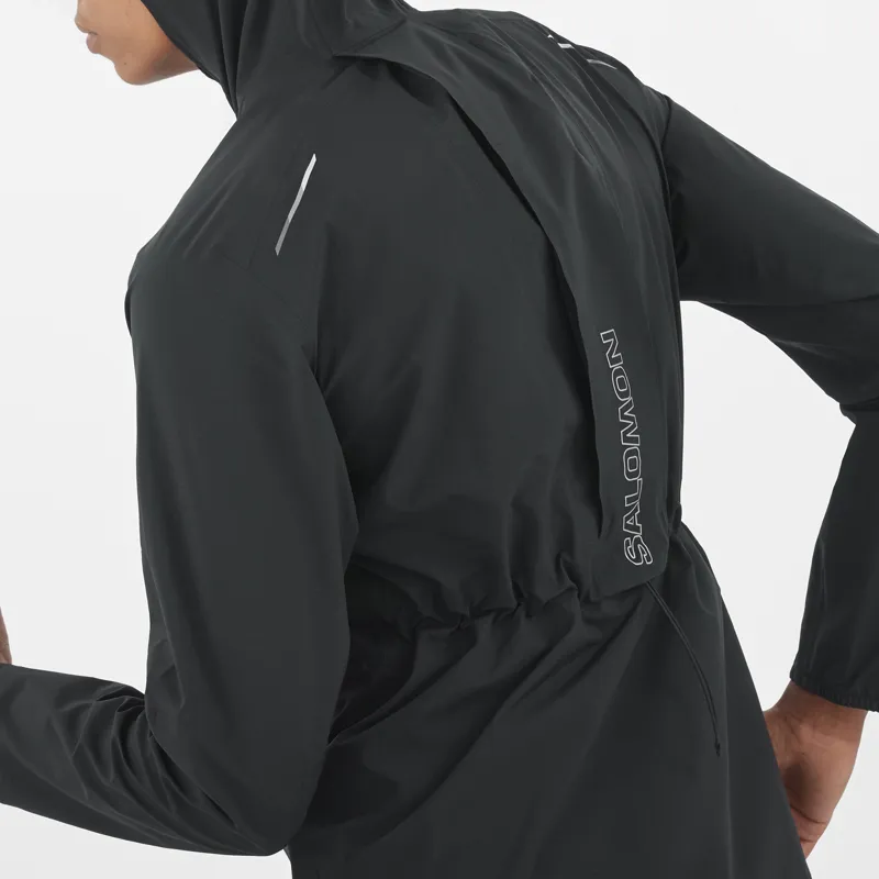 Salomon Bonatti Trail Women's Waterproof Running Jacket in Deep Black-6
