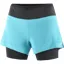 Salomon Sense Aero 2in1 Women's Running Short in Peacock Blue