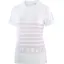 Salomon Sense Aero SS GFX Women's Running T-Shirt in White/Beetroot Purple