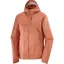 Salomon Bonatti Cross Wind Women's Running Jacket in Light Mahogany