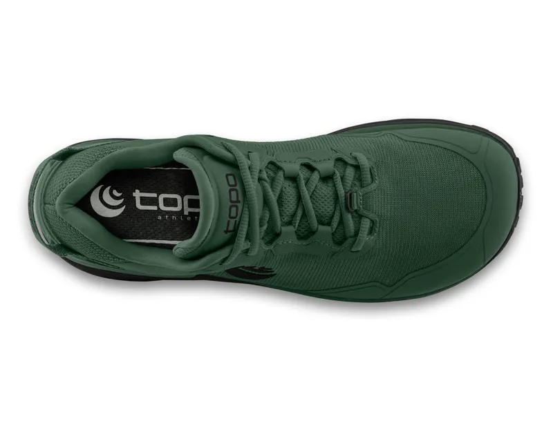 Topo Traverse Men's Trail Running/Hiking Shoe in Dark Green/Charcoal-2