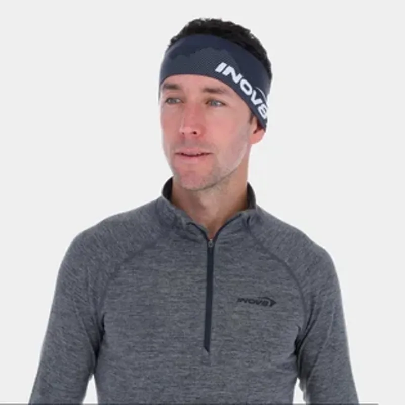 Inov8 Race Elite Headband in Black/White-3