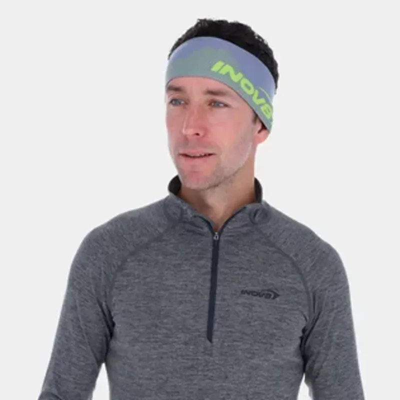 Inov8 Race Elite Headband in Grey/Lime-2