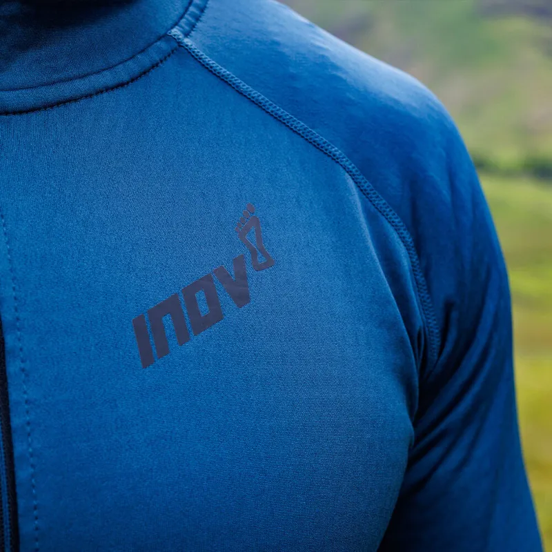 Inov8 VentureLite Mid Hoodie Full Zip Men's Midlayer in Navy-11