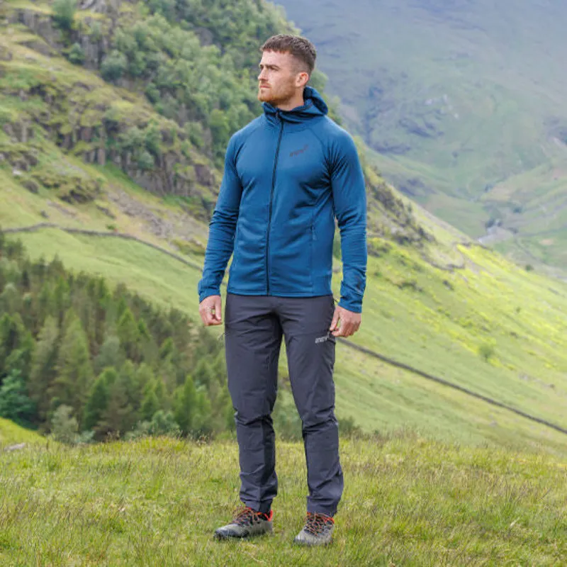 Inov8 VentureLite Mid Hoodie Full Zip Men's Midlayer in Navy-5