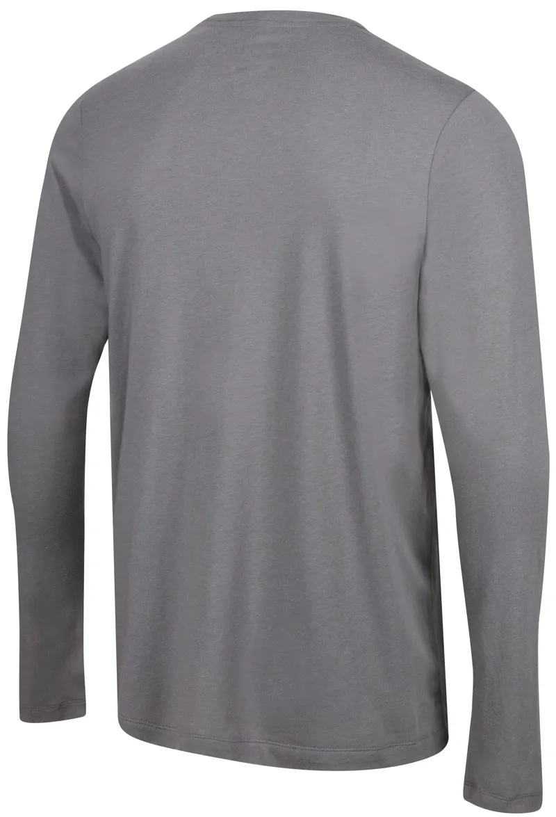 Inov8 Men's Graphic Tee LS 'Brand' in Grey-2