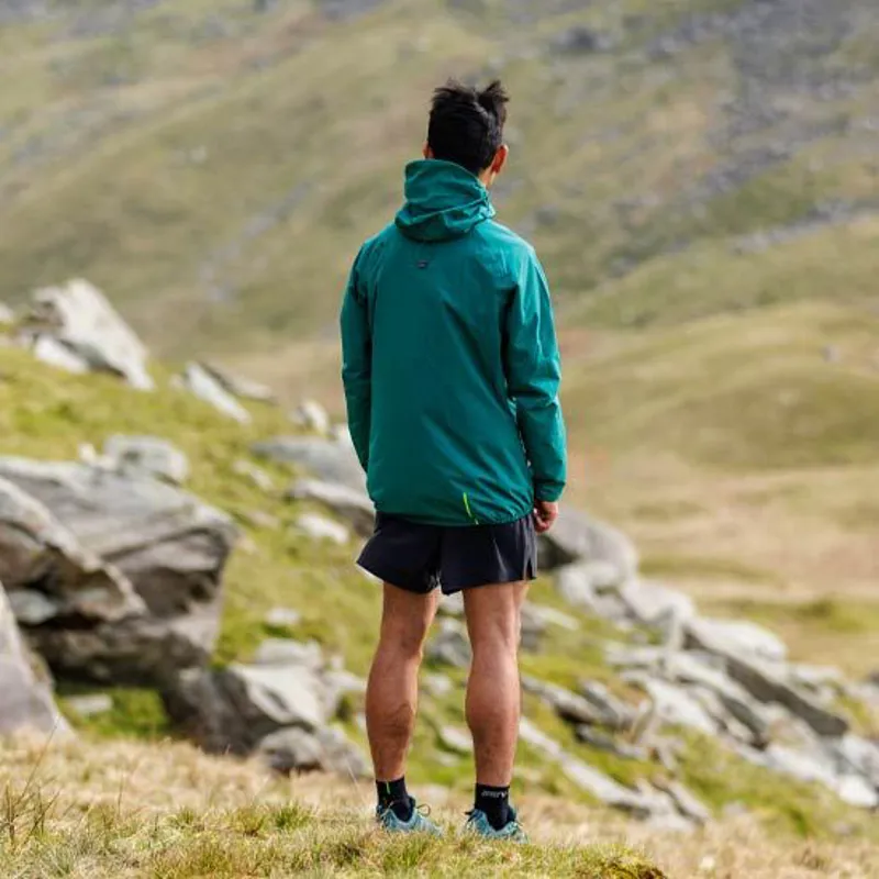 Inov8 Stormshell FZ V2 Men's Waterproof Running Jacket in Dark Green-6