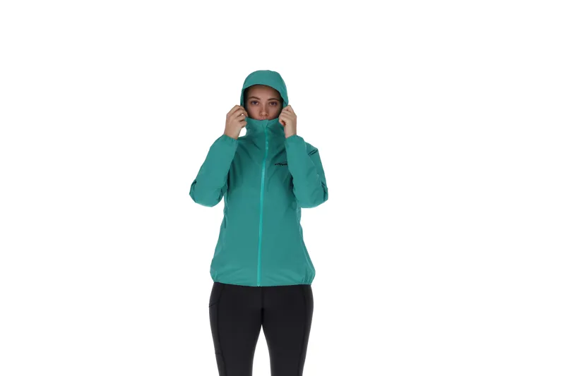 Inov8 Stormshell FZ V2 Women's Waterproof Running Jacket in Aqua-2
