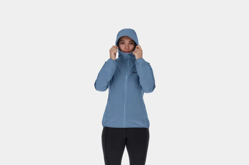 Inov8 Stormshell FZ V2 Women's Waterproof Running Jacket in Blue Grey-5