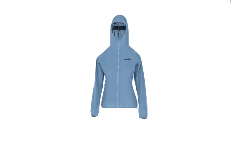 Inov8 Stormshell FZ V2 Women's Waterproof Running Jacket in Blue Grey-2