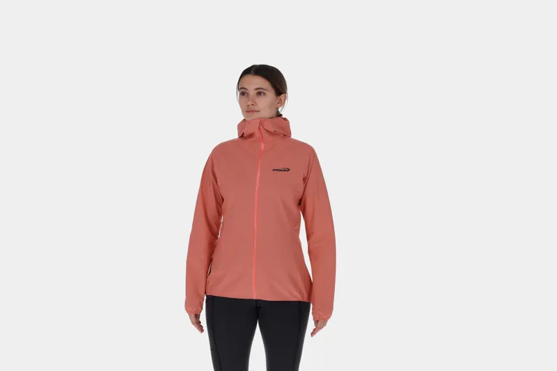 Inov8 Stormshell FZ V2 Women's Waterproof Running Jacket in Coral-3
