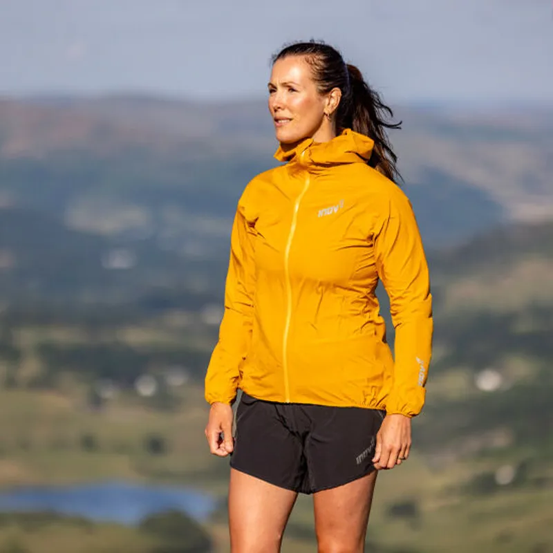 Inov8 Stormshell FZ V2 Women's Waterproof Running Jacket in Nectar-5