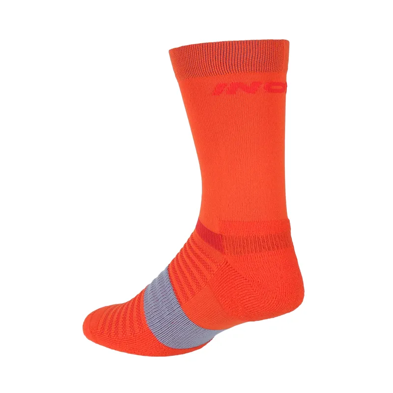 Inov8 Active High Sock in Fiery Red/Blue Grey-1