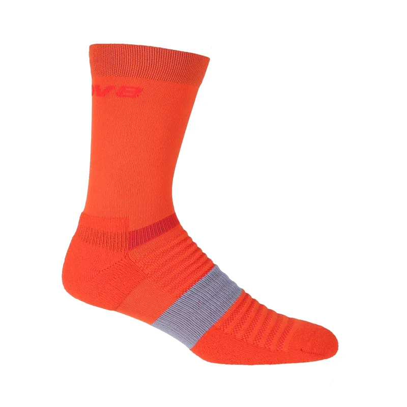 Inov8 Active High Sock in Fiery Red/Blue Grey-5